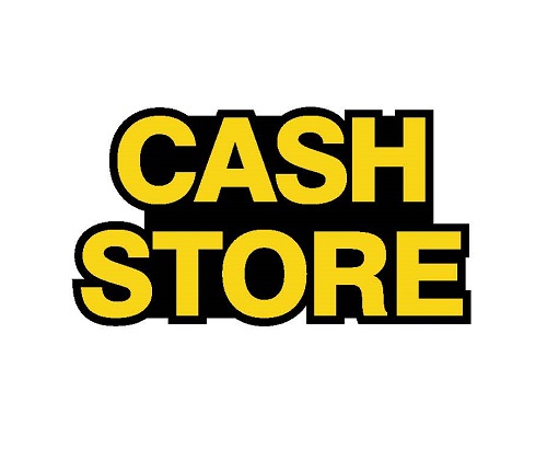Cash Store yellow and black logo